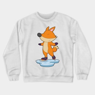 Fox Ice skating Ice skates Crewneck Sweatshirt